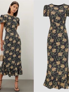 RHODE Mosaic Blossom Lulani Dress in Size 4